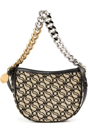 Stella McCartney S-wave canvas shoulder bag