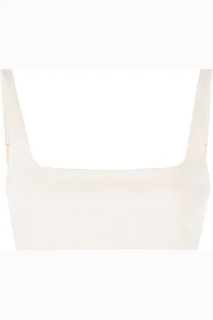 Patrizia Pepe Square-neck crop top