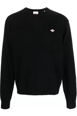 DANTON Logo-patch woollen jumper