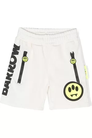 BARROW Logo-print track shorts