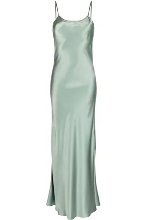 Voz Liquid silk slip dress