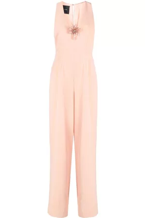 Pinko Flower appliqué jumpsuit