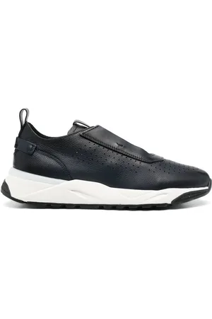 santoni Low-top leather sneakers