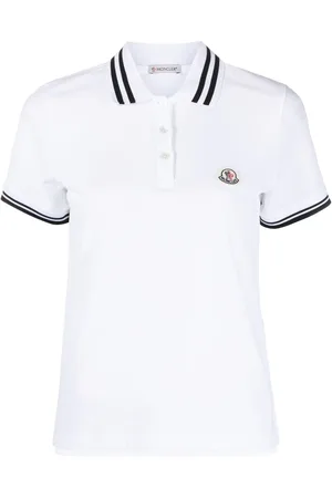 Moncler Stripe-trim polo shirt