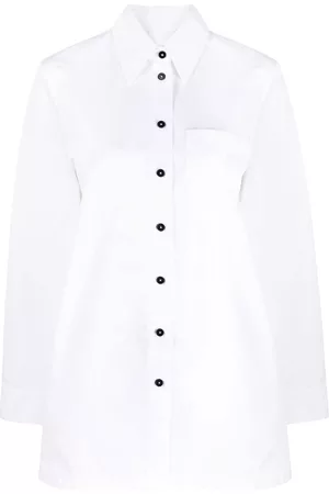Jil Sander Long-sleeved patch pocket shirt