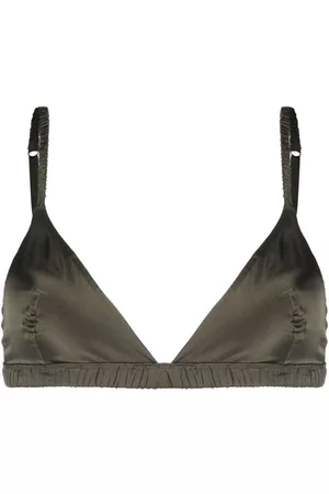 MAISON CLOSE Silk triangle cup bra