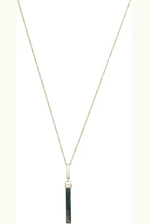 Mateo Onyx Bar pendant necklace