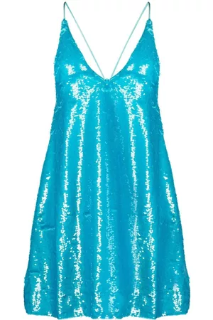 Ganni Sequin slip mini dress