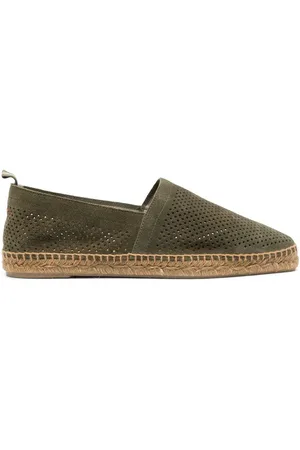 Castaner Men Espadrilles - Pablo Pierced suede espadrilles