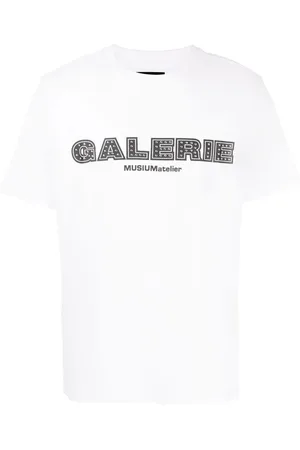 Musium Div. Studded logo-print T-shirt