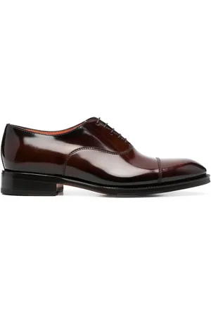santoni Leather oxford shoes