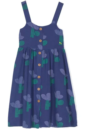 Bobo Choses Floral-print ruched dress