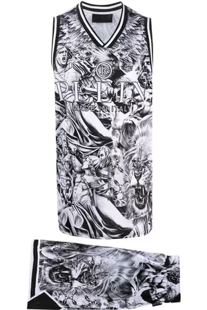 Philipp Plein Tattoo-print jogging suit