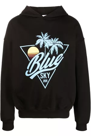 BLUE SKY INN Logo-print cotton hoodie