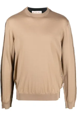 Marni Colour-block crew-neck jumper