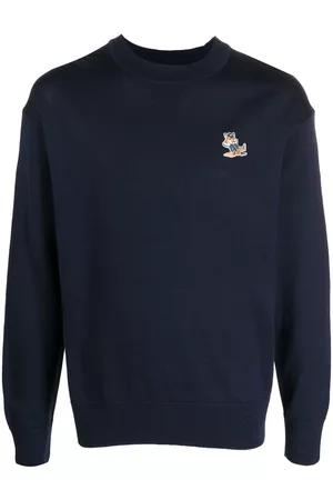 Maison Kitsuné Embroidered fox-patch sweatshirt