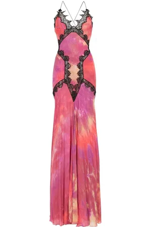 Roberto Cavalli Tie-dye gown