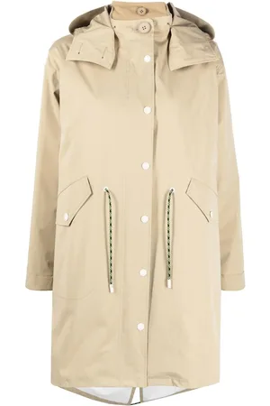 YVES SALOMON Drawstring waist raincoat