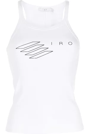IRO Logo-print tank top
