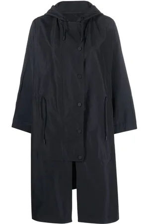 YVES SALOMON Drawstring waist raincoat