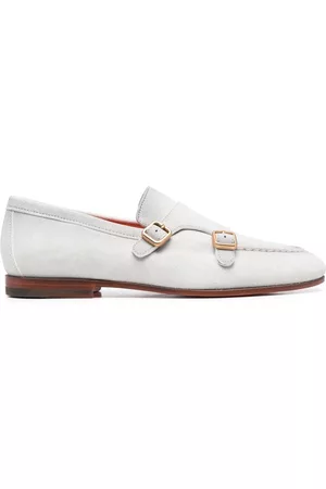 santoni Buckled monk shoes