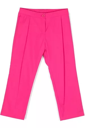 Kenzo Embroidered-logo straight-leg trousers