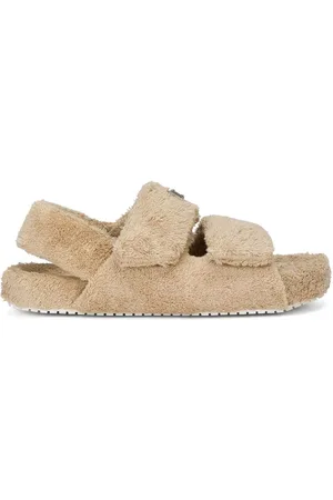 Dolce & Gabbana Faux-fur sandals