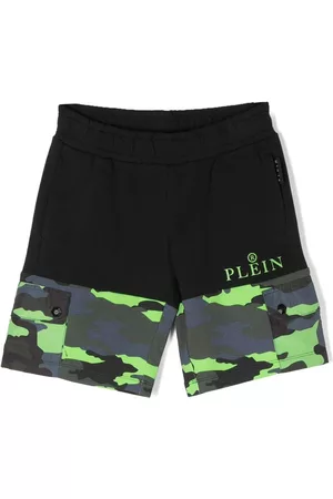 Philipp Plein Plein camouflage-print shorts