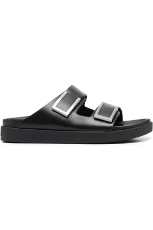 Calvin Klein Leather buckle sandals