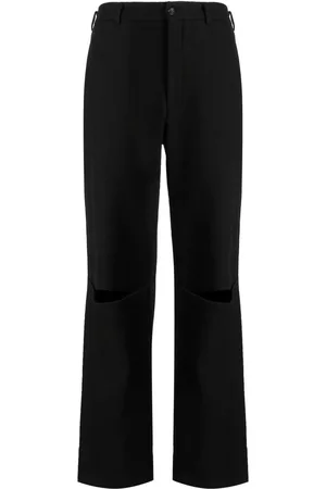 Comme des Garçons Cut-out straight-leg trousers