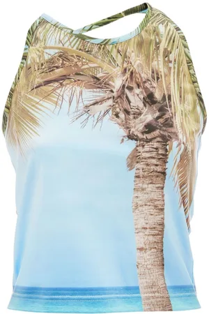 J.W.Anderson Printed halterneck top