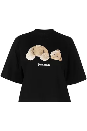 Palm Angels Teddy Bear-print Cotton T-shirt - Farfetch