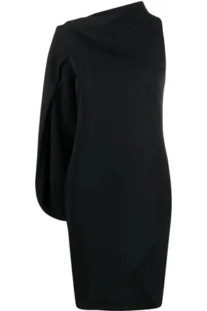 GENNY One-shoulder cross-over dress