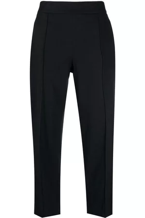Vince Linen-blend cropped trousers