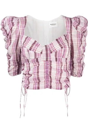 Marant Etoile Checked printed top