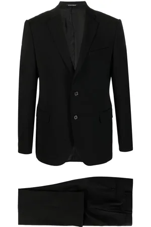 Emporio Armani Straight-leg wool suit