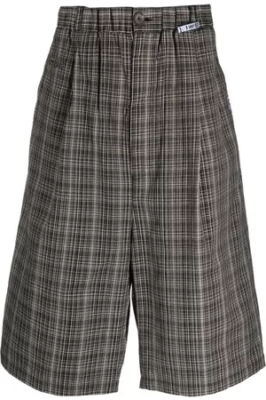 Maison Mihara Yasuhiro Plaid check-print shorts
