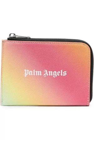 Palm Angels Rainbow logo-print cardholder