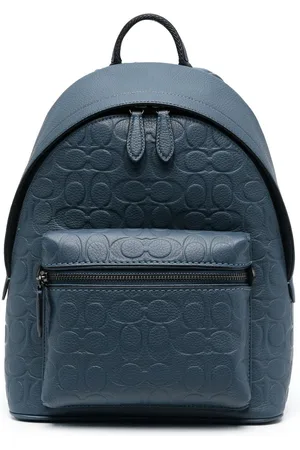 Coach Men Rucksacks - Charter debossed-logo leather backpack