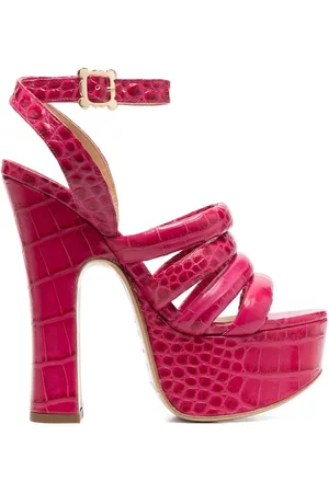 Vivienne Westwood 150mm crocodile platform sandals