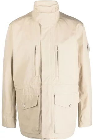 Stone Island Compass-patch long-sleeved jacket