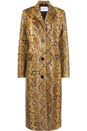 Stand Studio Women Coats - Zoie snakeskin-effect coat
