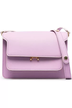 Marni Trunk leather shoulder bag
