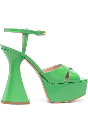 Moschino Patent leather platform sandals