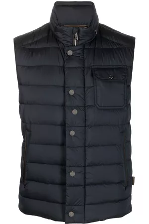 MOORER Padded-panel detail jacket