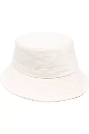 GCDS Monogram-jacquard drawcord bucket hat