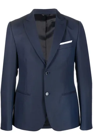 D.A. Daniele Alessandrini Single-breasted peak-lapel blazer