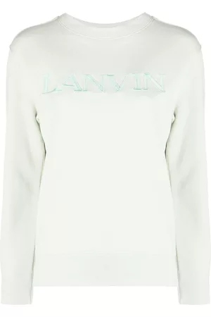 Lanvin Embroidered-logo cotton sweatshirt