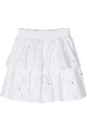 Molo Broderie anglaise two-layers skirt