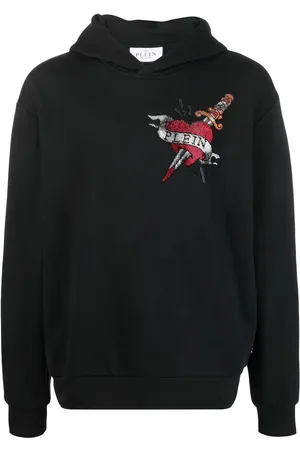 Philipp Plein Love logo-print hoodie